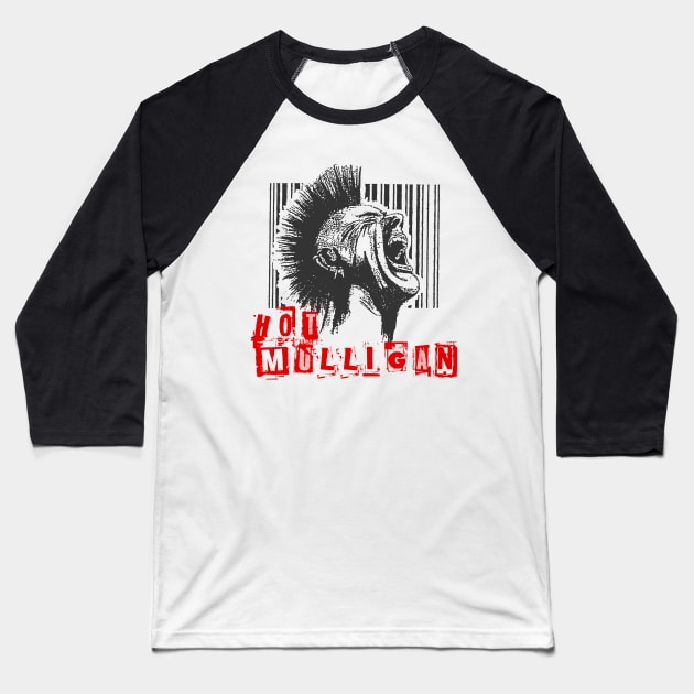 hot mulligan on the barcode punk Baseball T-Shirt by plerketekuk